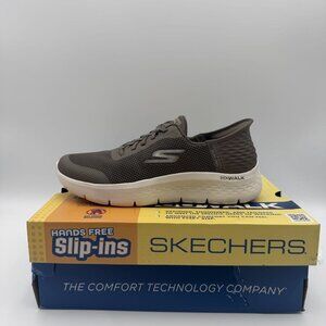 Skechers Go Walk Slip Ins Brown Womens 10 124836 BRN